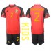 Cheap Belgium Toby Alderweireld #2 Home Football Kit Children World Cup 2022 Short Sleeve (+ pants)